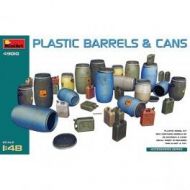 Accesorios Plastic Barrels & Cans. Escala 1/48