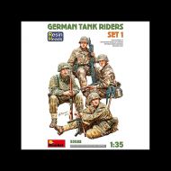 FIGURAS GERMAN TANK RIDERS SET 1. RESIN HEADS 1/35
