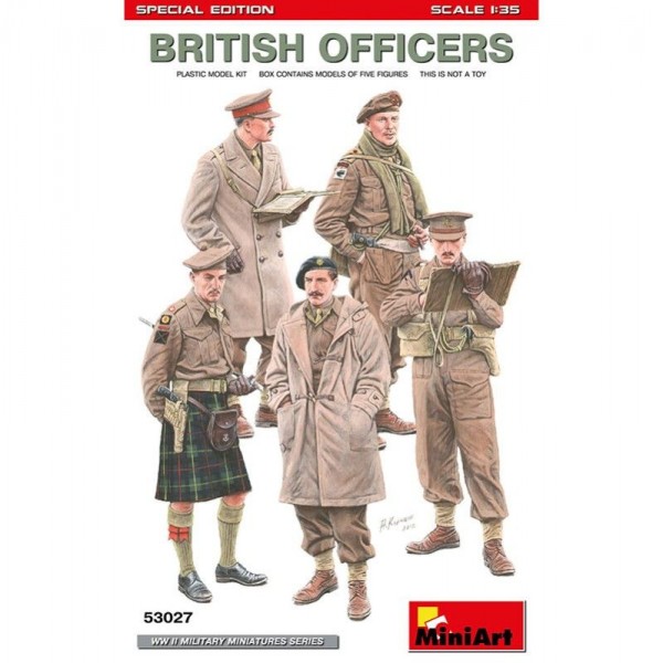 FIGURAS BRITISH OFFICERS.SPECIAL EDITION 1:35