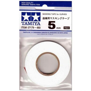 Cinta de enmascarar 5 mm para curvas