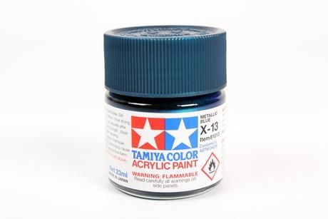 Azul metalizado brillo acrílico