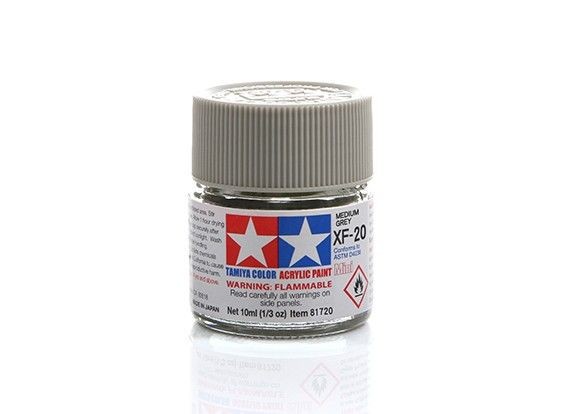 Gris medio mate acrílico