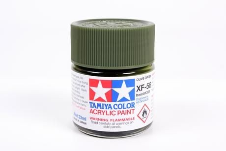 Verde oliva mate acrílico