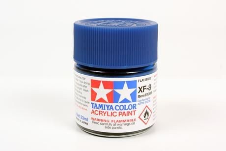 Azul mate acrílico