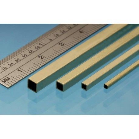 Tubo cuadrado de 5.55x5.55 mm 2 und